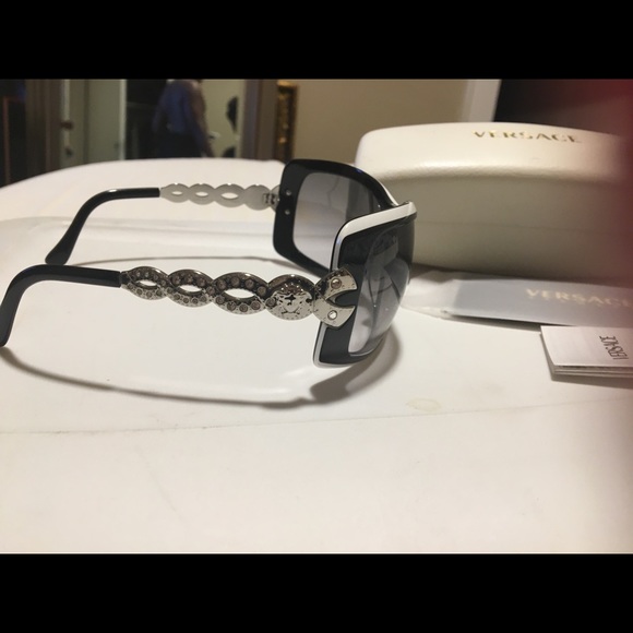 Versace Black Sunglasses main image 4